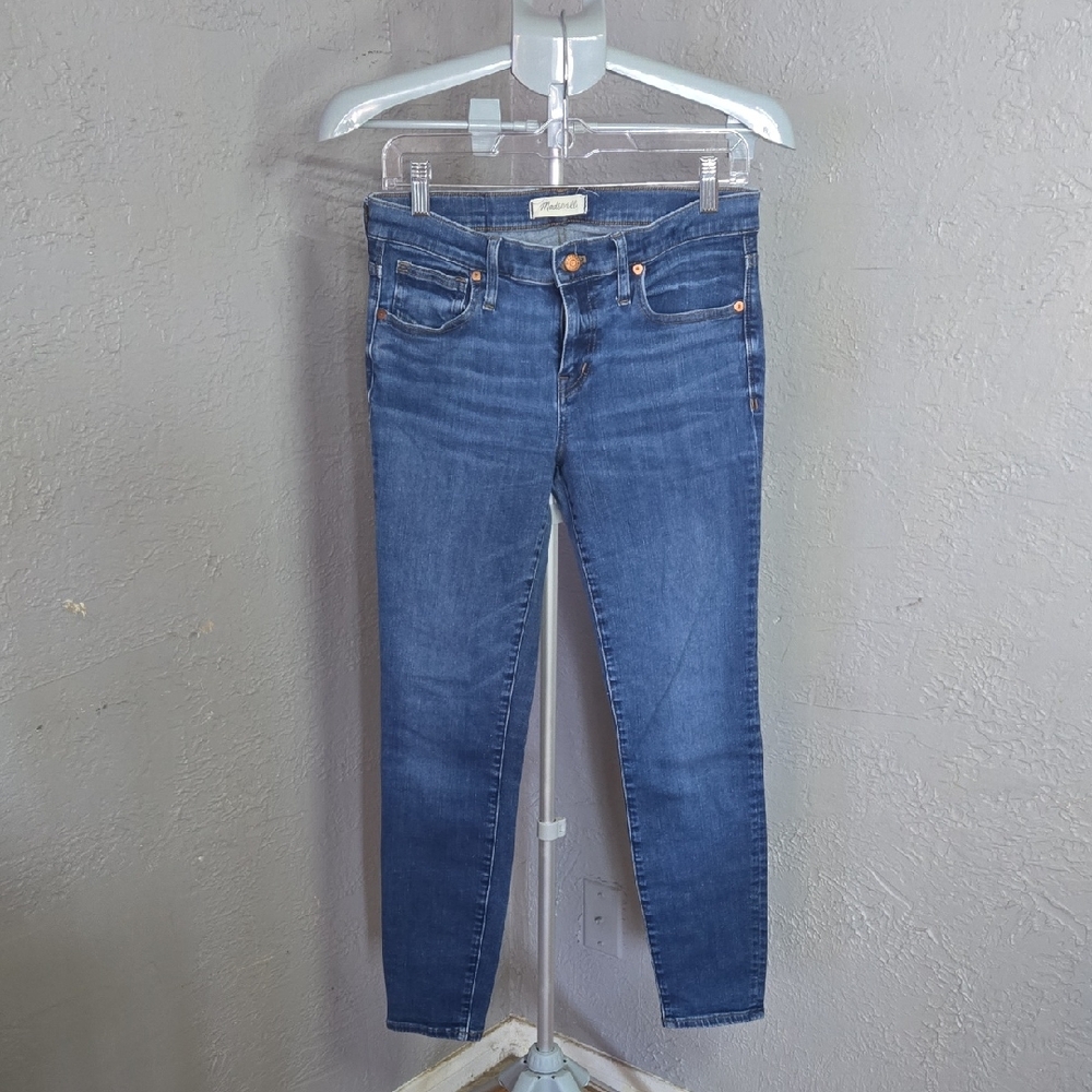 Madewell Blue Skinny Jeans Medium Wash Classic Neutral Denim